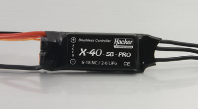 X-40 SB Pro ESC from Hacker